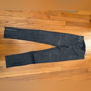 rag & bone Charcoal Leather Leggings